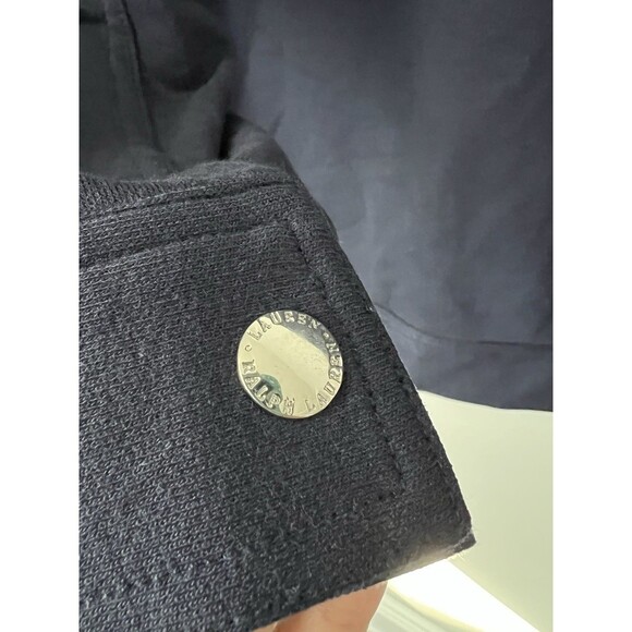 VTG Lauren Ralph Lauren Jacket Womens XL Blue Long Sleeve Snap Front Classic EUC - Picture 6 of 12